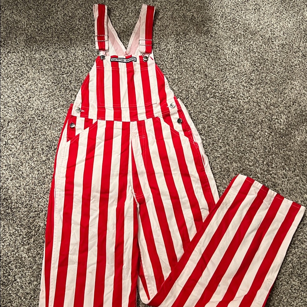 Game Bibs brand overalls